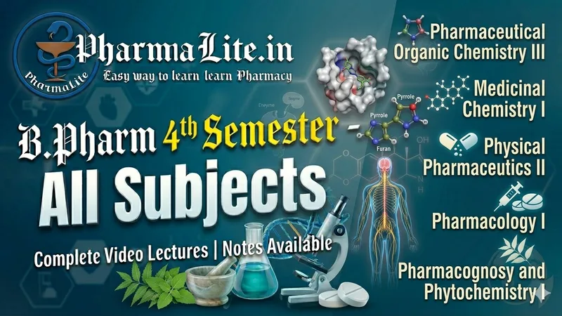 B.Pharm 4th Semester syllabus